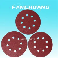 Disc de lustruit roșu cu 8 găuri