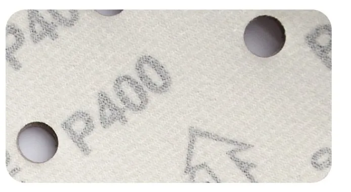 back of sanding disc back of sanding disc