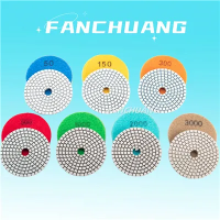 Tampă de lustruire cu diamante umede flexibile din granit de 4 inch